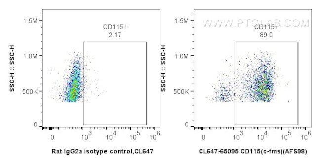 CSF1R/CD115 Antibody in Flow Cytometry (Flow)