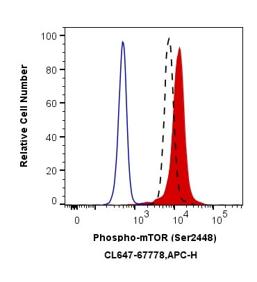 Phospho-mTOR (Ser2448) Antibody in Flow Cytometry (Flow)