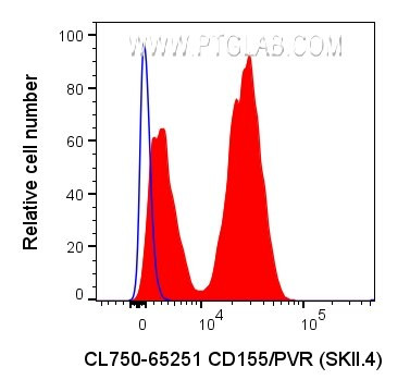 CD155/PVR Antibody in Flow Cytometry (Flow)