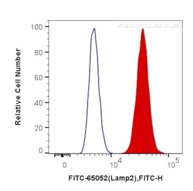 CD107b/LAMP2 Antibody in Flow Cytometry (Flow)