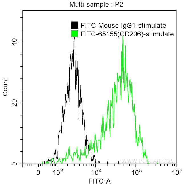 CD206 Antibody in Flow Cytometry (Flow)