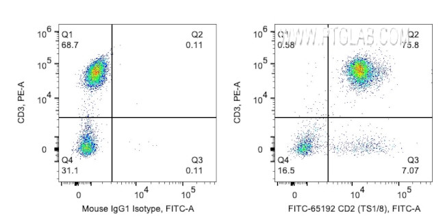 CD2 Antibody in Flow Cytometry (Flow)