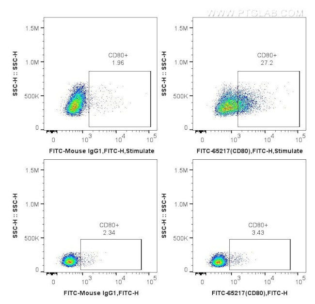 CD80 Antibody in Flow Cytometry (Flow)