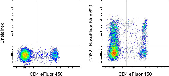 CD62L (L-Selectin) Antibody in Flow Cytometry (Flow)