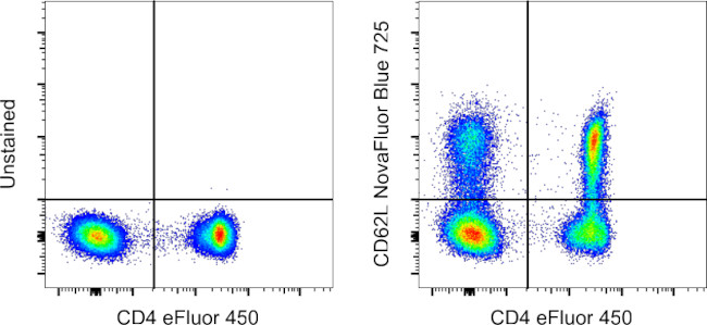 CD62L (L-Selectin) Antibody in Flow Cytometry (Flow)