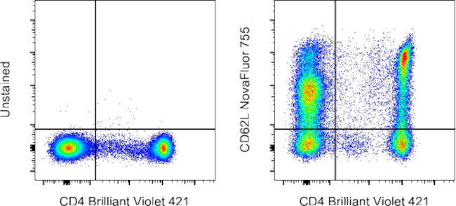 CD62L (L-Selectin) Antibody in Flow Cytometry (Flow)