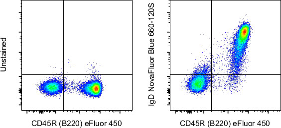 Mouse IgD Antibody in Flow Cytometry (Flow)