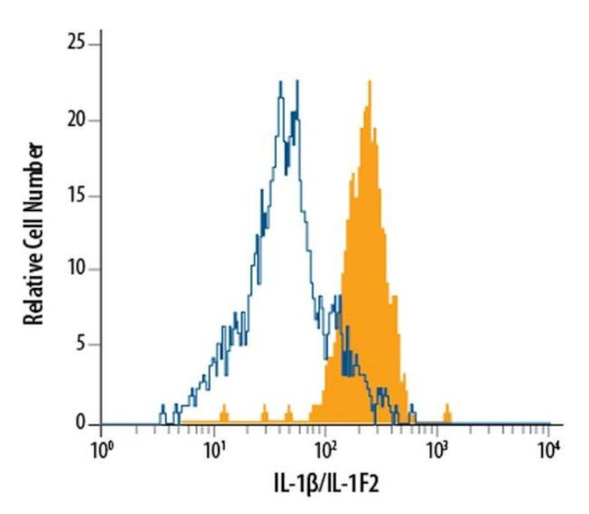 IL-1 beta Antibody in Flow Cytometry (Flow)