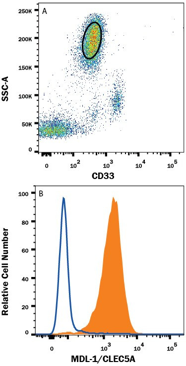 CLEC5A Antibody in Flow Cytometry (Flow)