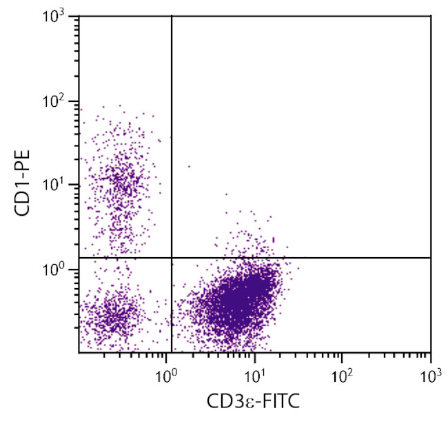 CD1 Antibody in Flow Cytometry (Flow)
