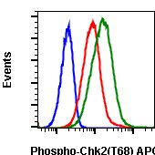Phospho-Chk2 (Thr68) Antibody in Flow Cytometry (Flow)