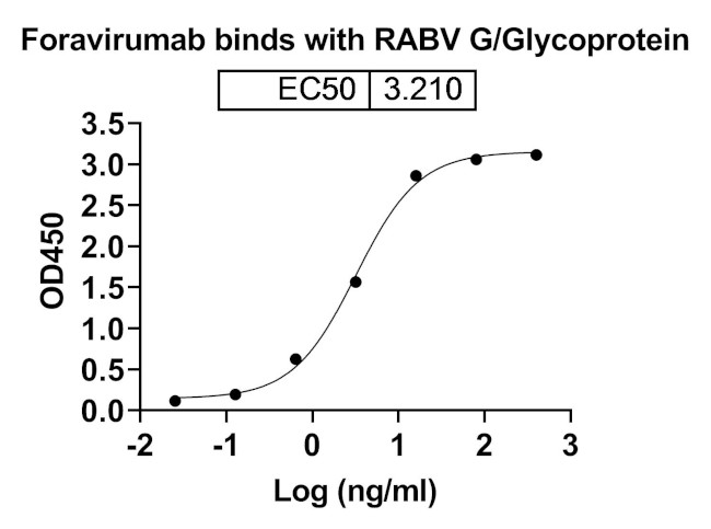 Rabies Virus Glycoprotein (Foravirumab Biosimilar) Antibody in ELISA (ELISA)