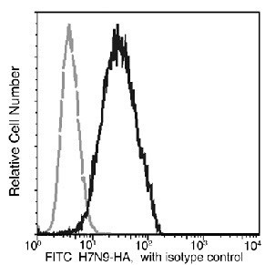 Influenza H7N9 HA Antibody in Flow Cytometry (Flow)