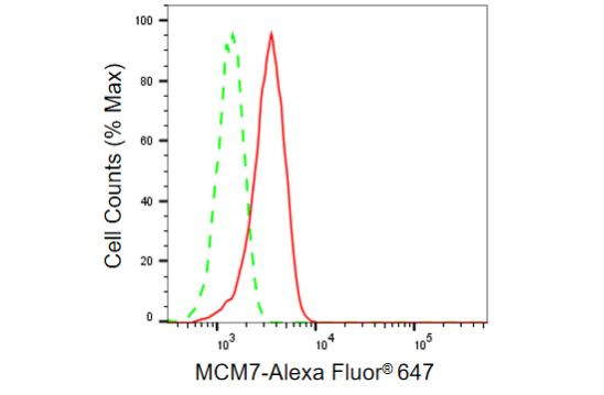 MCM7 Antibody in Flow Cytometry (Flow)