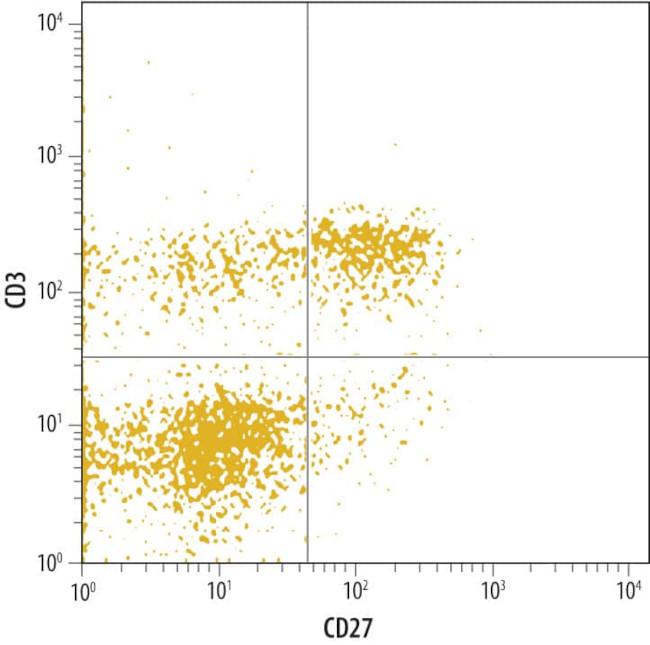 CD27 Antibody in Flow Cytometry (Flow)
