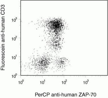 ZAP-70 Antibody in Flow Cytometry (Flow)