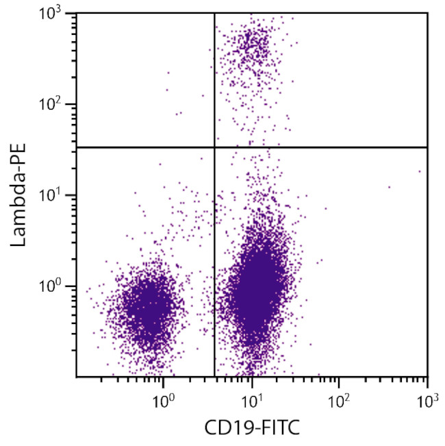 Mouse Lambda Light Chain Secondary Antibody in Flow Cytometry (Flow)