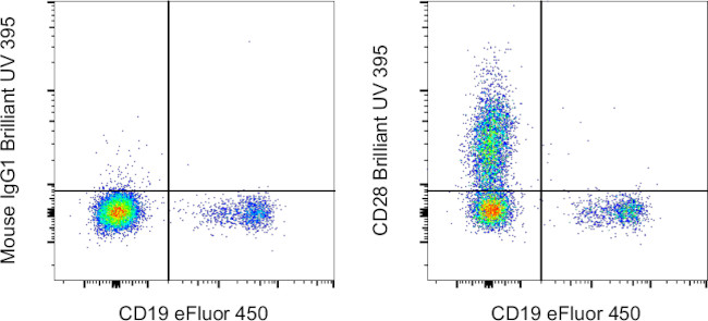 CD28 Antibody in Flow Cytometry (Flow)