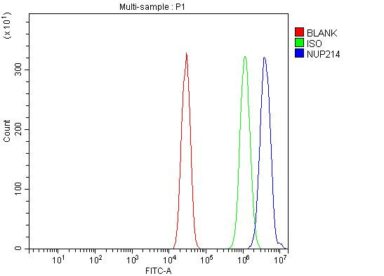 NUP214 Antibody in Flow Cytometry (Flow)