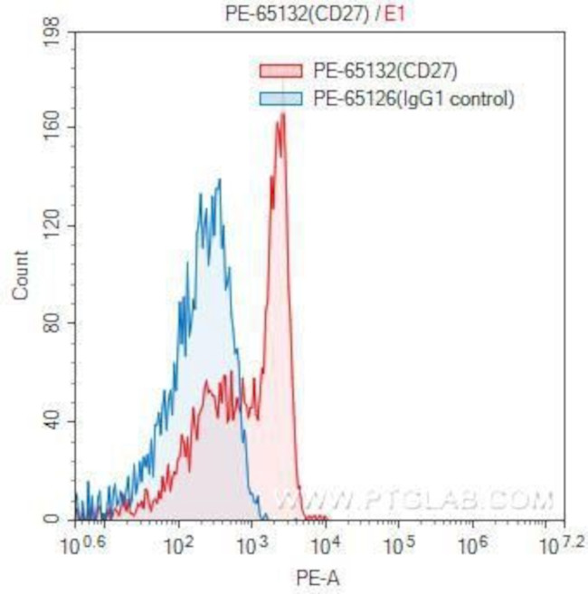 CD27 Antibody in Flow Cytometry (Flow)