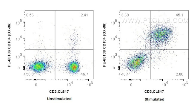 CD134 Antibody in Flow Cytometry (Flow)