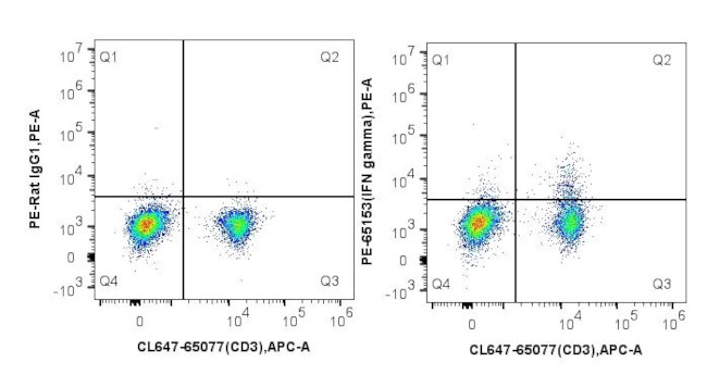IFN gamma Antibody in Flow Cytometry (Flow)