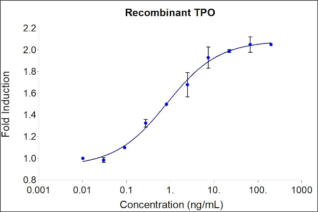 Human TPO (Thrombopoietin) Protein in Bioactivity (Bioactivity)
