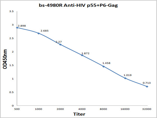 HIV Gag Polyprotein Antibody in ELISA (ELISA)
