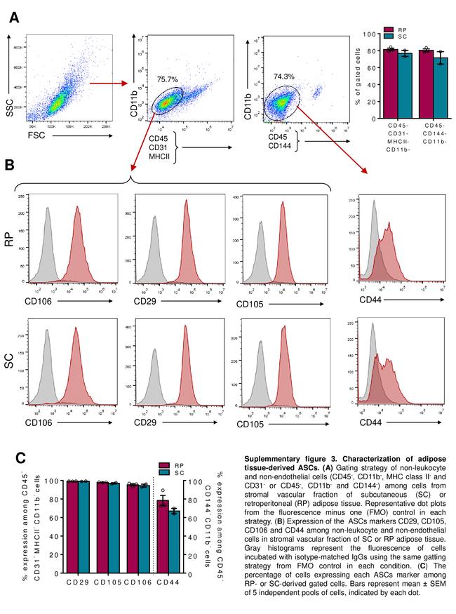 CD106 (VCAM-1) Antibody in Flow Cytometry (Flow)