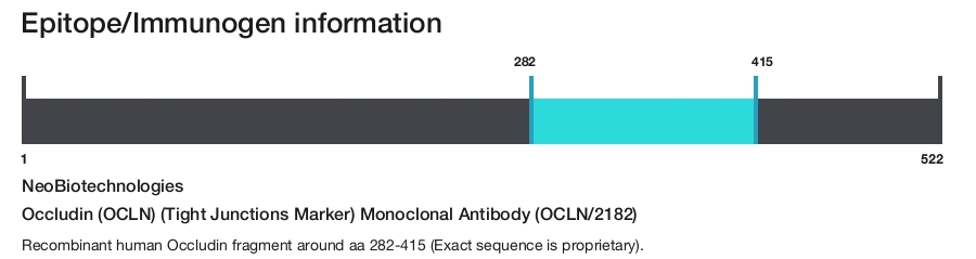 Occludin (OCLN) (Tight Junctions Marker) Monoclonal Antibody (OCLN/2182)