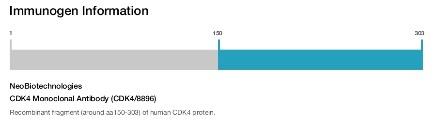 CDK4 Monoclonal Antibody (CDK4/8896)