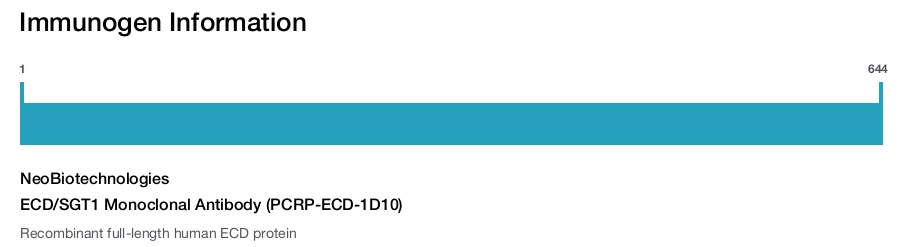 ECD/SGT1 Monoclonal Antibody (PCRP-ECD-1D10)