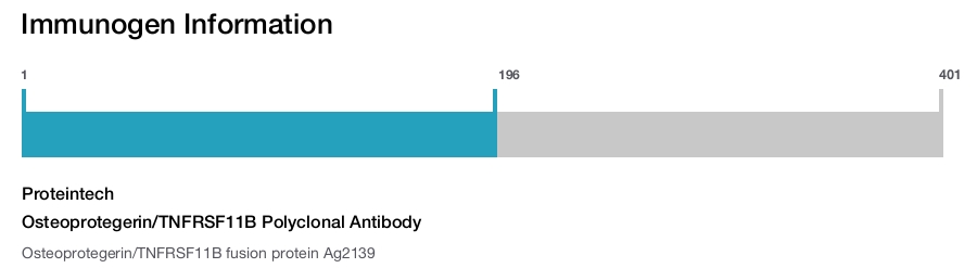 Osteoprotegerin/TNFRSF11B Polyclonal Antibody