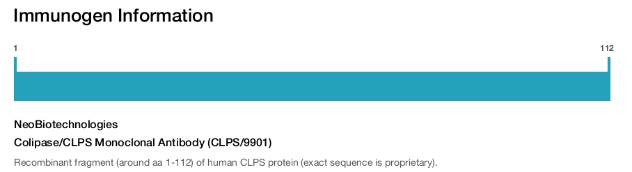 Colipase/CLPS Monoclonal Antibody (CLPS/9901)