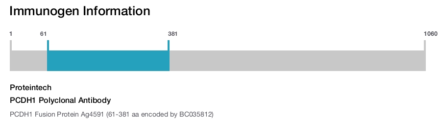 PCDH1 Polyclonal Antibody