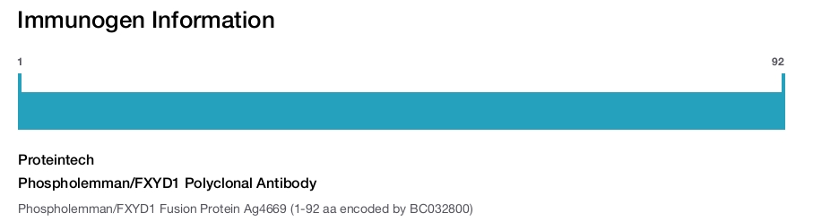 Phospholemman/FXYD1 Polyclonal Antibody