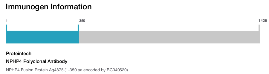 NPHP4 Polyclonal Antibody