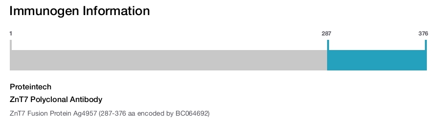 ZnT7 Polyclonal Antibody