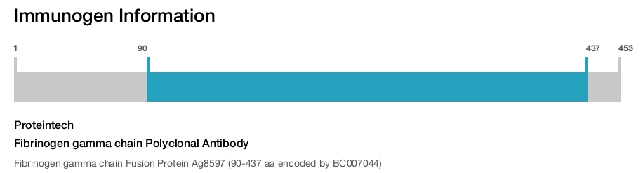 Fibrinogen gamma chain Polyclonal Antibody