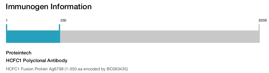 HCFC1 Polyclonal Antibody