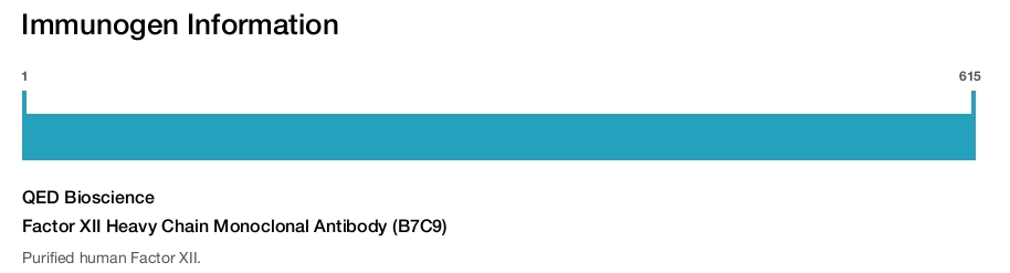 Factor XII Heavy Chain Monoclonal Antibody (B7C9)