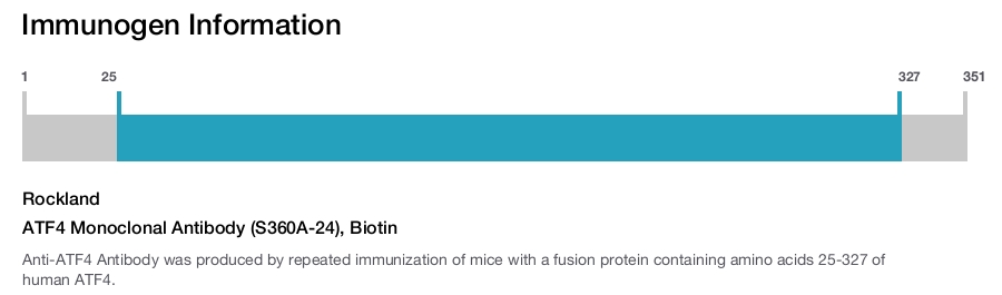 ATF4 Monoclonal Antibody (S360A-24), Biotin