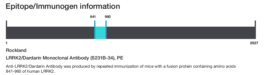 LRRK2/Dardarin Monoclonal Antibody (S231B-34), PE
