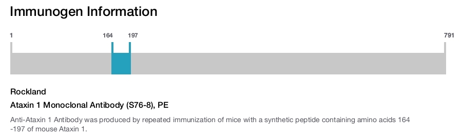 Ataxin 1 Monoclonal Antibody (S76-8), PE