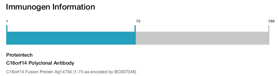 C16orf14 Polyclonal Antibody