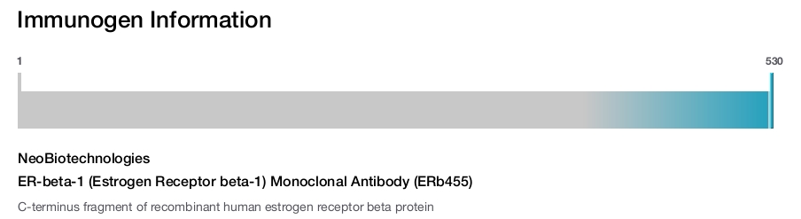 ER-beta-1 (Estrogen Receptor beta-1) Monoclonal Antibody (ERb455)