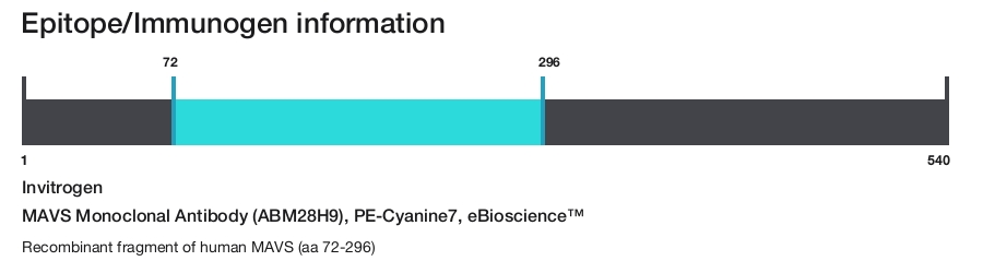 MAVS Monoclonal Antibody (ABM28H9), PE-Cyanine7, eBioscience&trade;