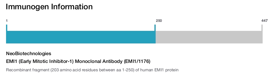 EMI1 (Early Mitotic Inhibitor-1) Monoclonal Antibody (EMI1/1176)