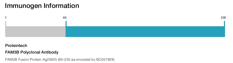 FAM3B Polyclonal Antibody