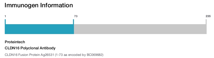 CLDN16 Polyclonal Antibody